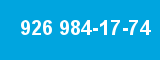 926 984-17-74